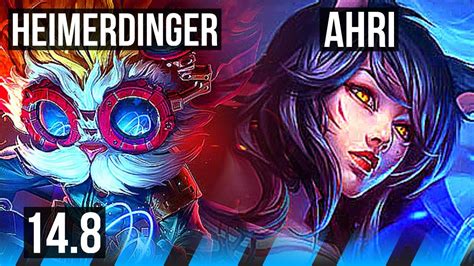 ahri vs heimerdinger.